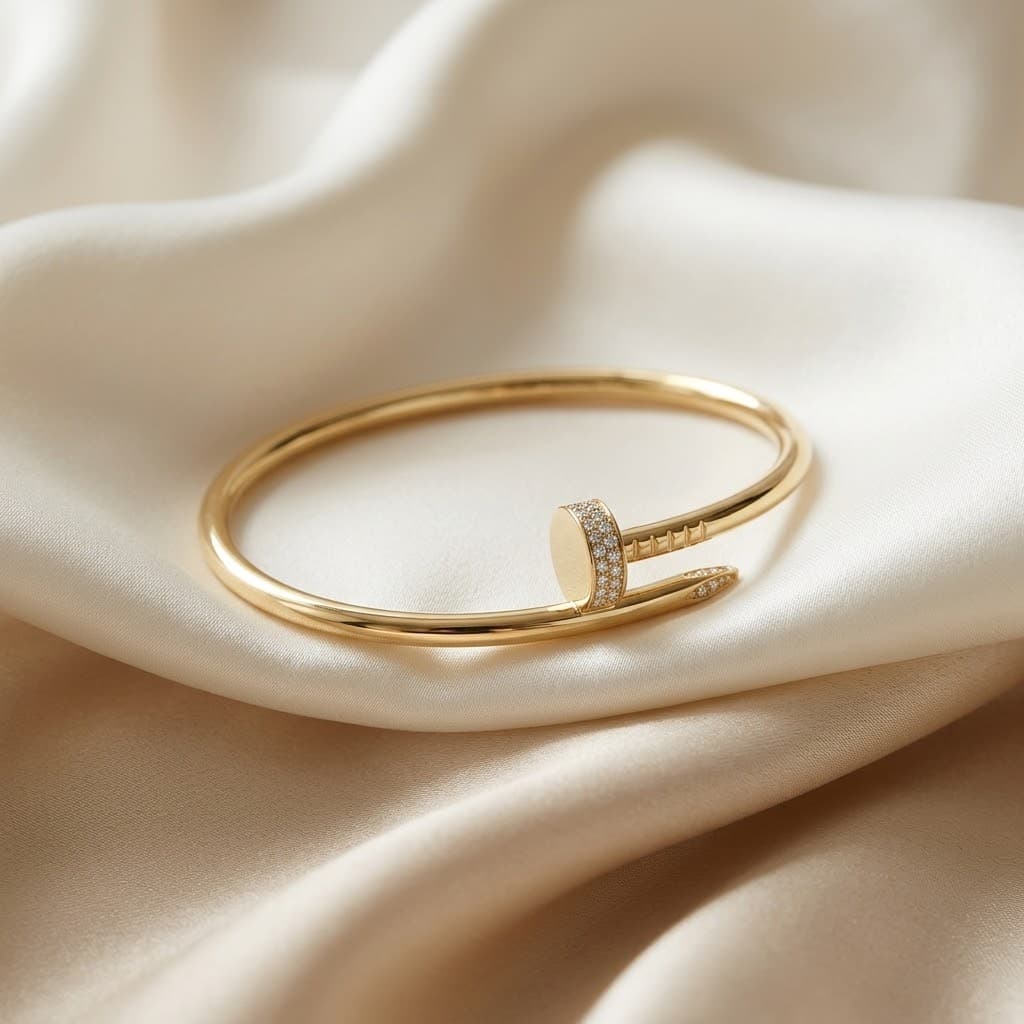 Bracelet Jonc Motifs Clou